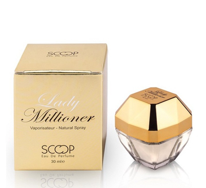 عطر جیبی زنانه اسکوپ مدل Lady Millioner حجم 30 میلی لیتر